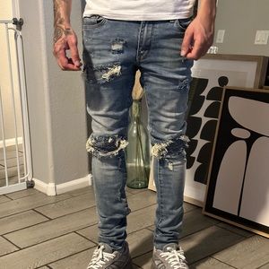 MNML Distressed Denim